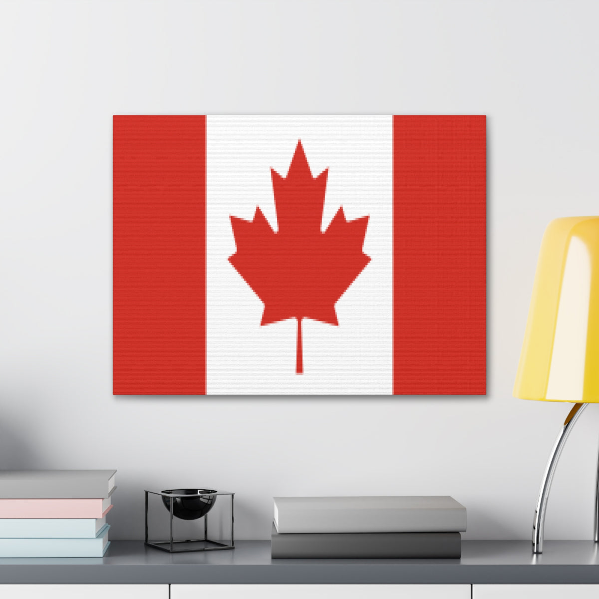 Canada Country Flag Canvas Vibrant Wall Art Unframed Home Decor-Express Your Love Gifts