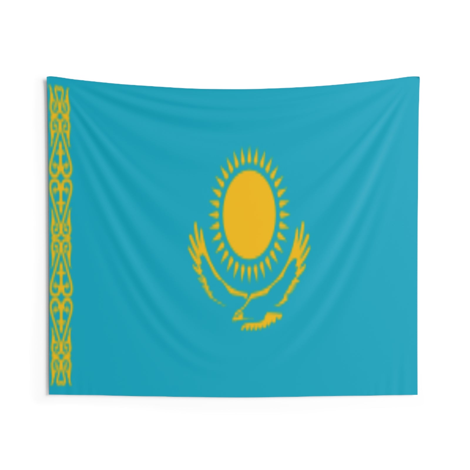 Kazakhstan Country Flag Wall Hanging Tapestry-Express Your Love Gifts