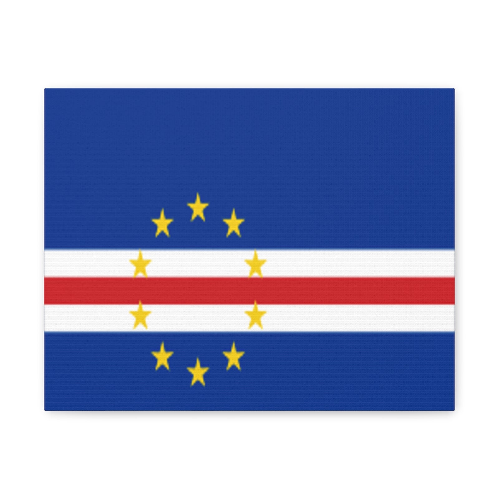 Cape Verde Country Flag Canvas Vibrant Wall Art Unframed Home Decor-Express Your Love Gifts
