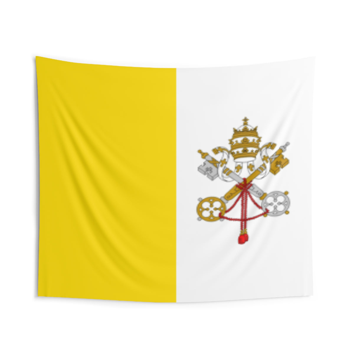 Vatican City Country Flag Wall Hanging Tapestry-Express Your Love Gifts