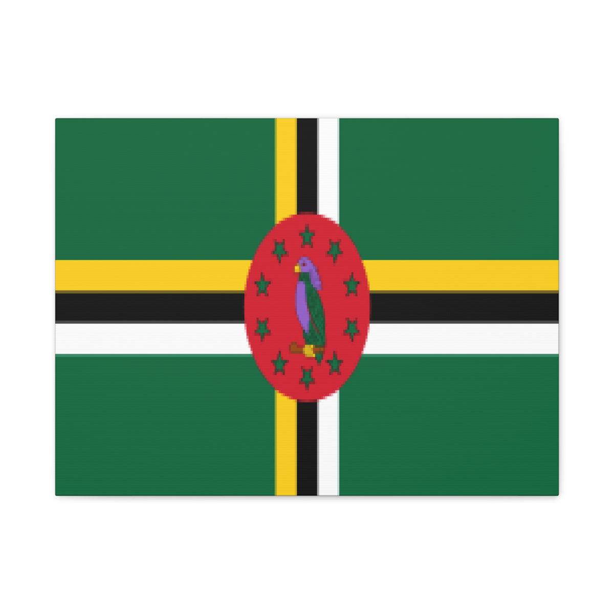 Dominica Country Flag Canvas Vibrant Wall Art Unframed Home Decor-Express Your Love Gifts