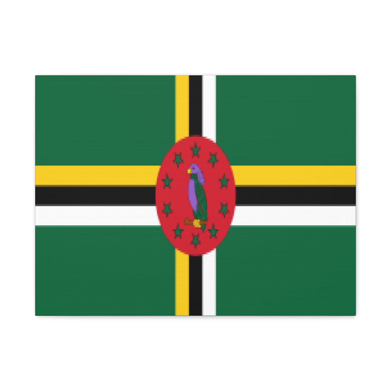 Dominica Country Flag Canvas Vibrant Wall Art Unframed Home Decor-Express Your Love Gifts