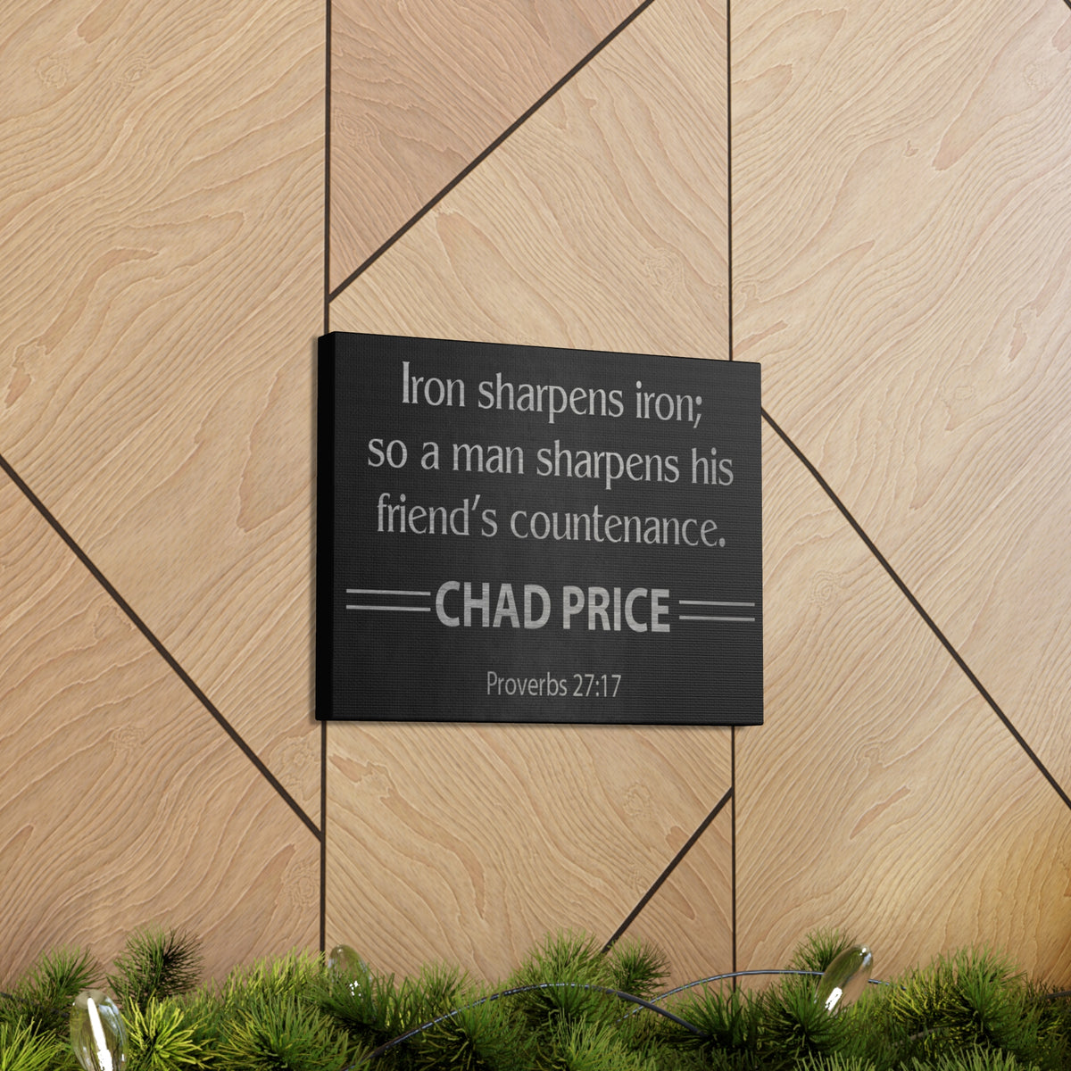 Personalized Proverbs 27:17-Express Your Love Gifts