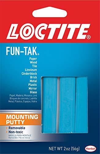 Loctite Fun-Tak Reusable Mounting Putty, 2 oz, 12-Pack Wallet-Express Your Love Gifts