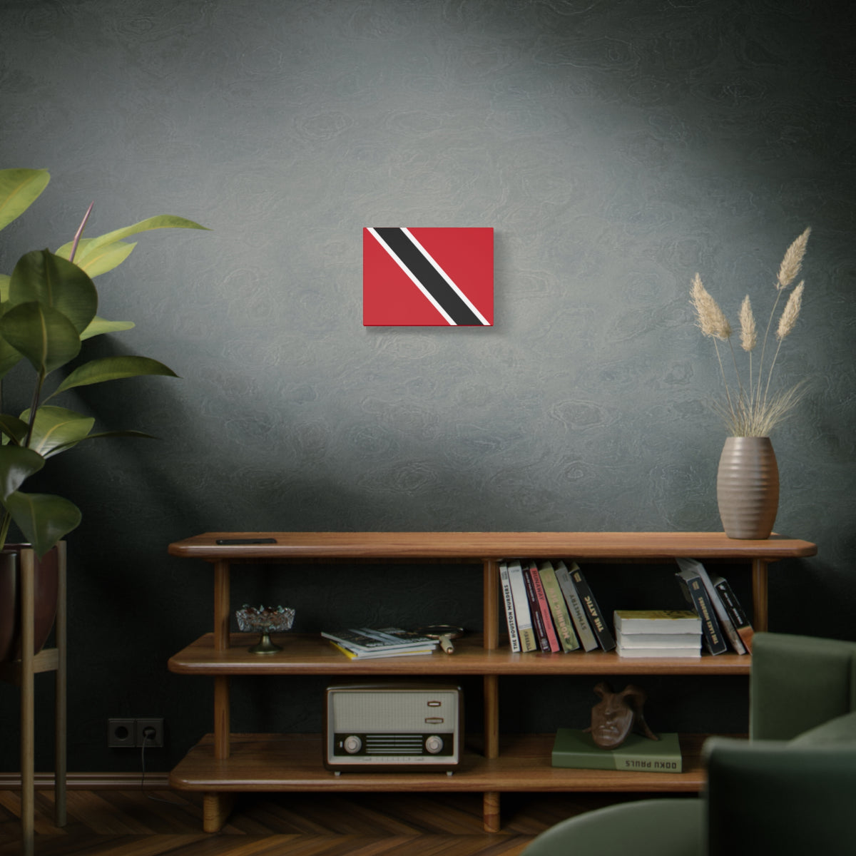 Trinidad and Tobago Country Flag Canvas Vibrant Wall Art Unframed Home Decor-Express Your Love Gifts