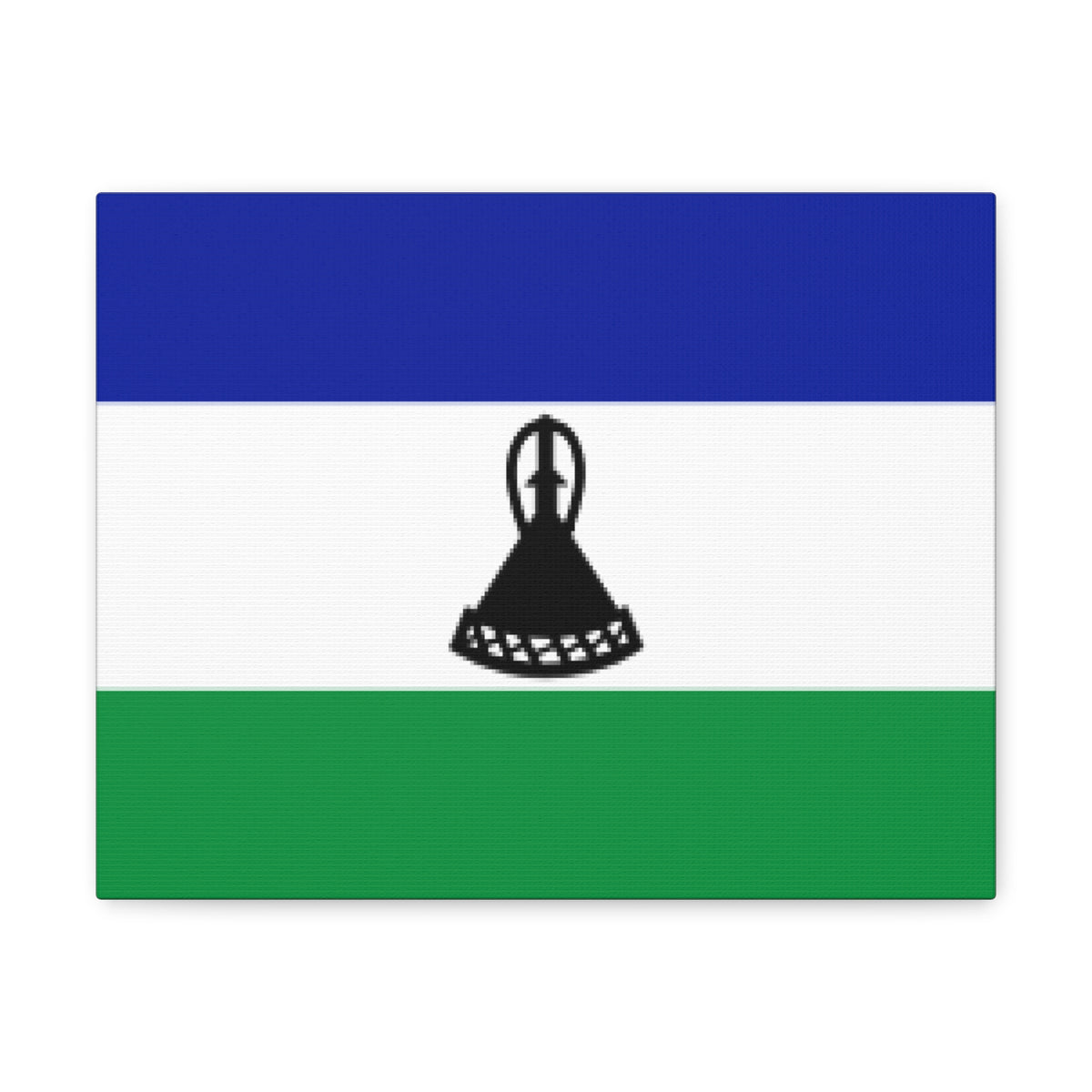 Lesotho Country Flag Canvas Vibrant Wall Art Unframed Home Decor-Express Your Love Gifts