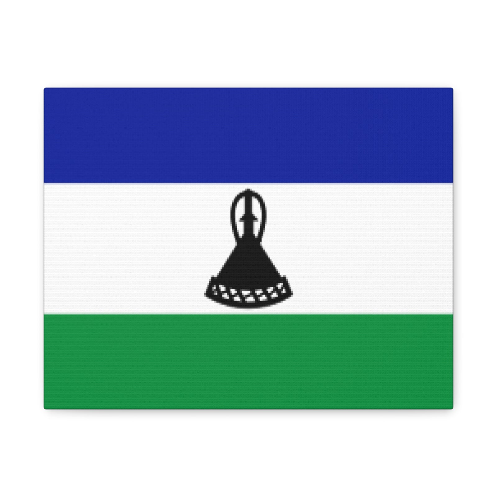 Lesotho Country Flag Canvas Vibrant Wall Art Unframed Home Decor-Express Your Love Gifts