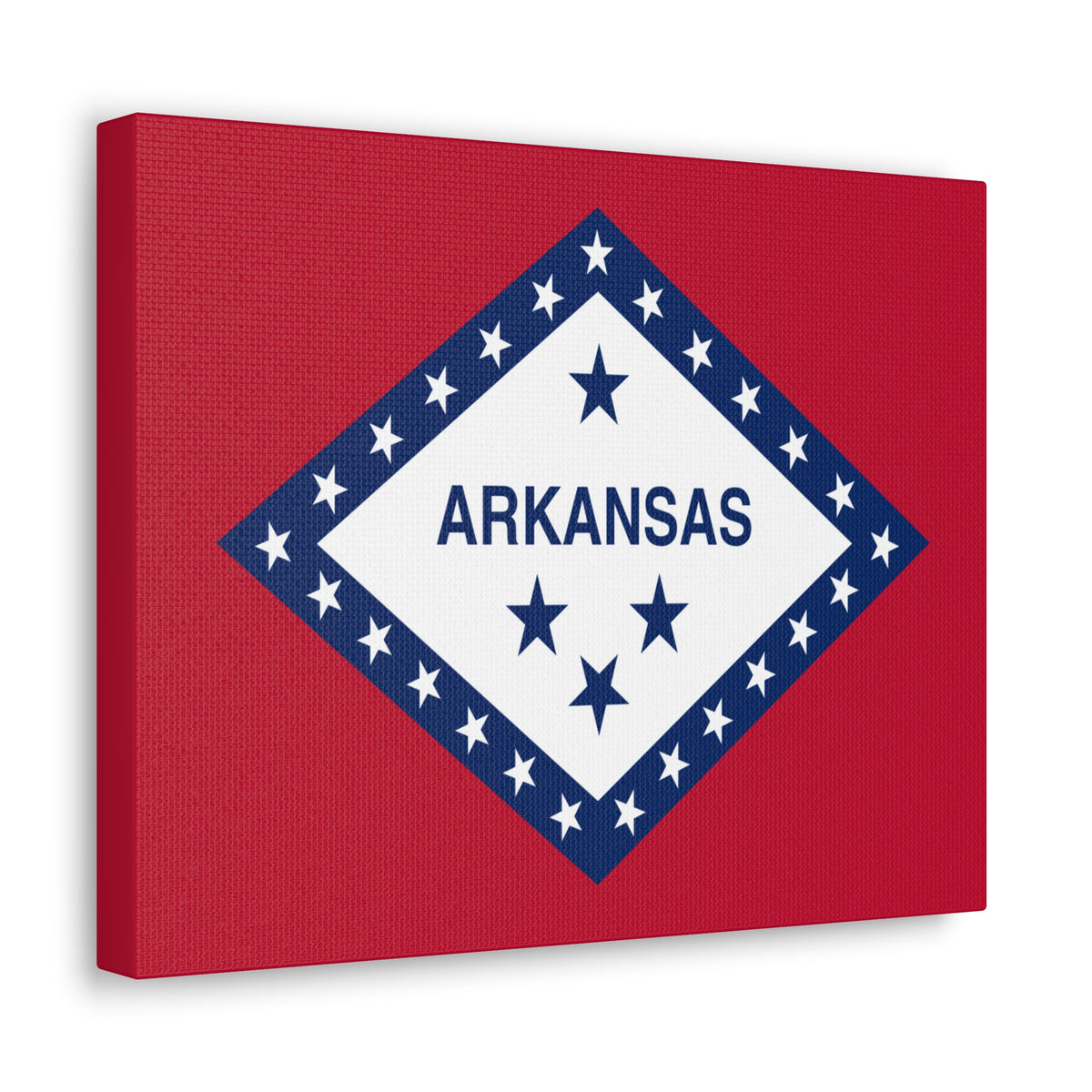 Arkansas State Flag Canvas Vibrant Wall Art Unframed Home Decor-Express Your Love Gifts