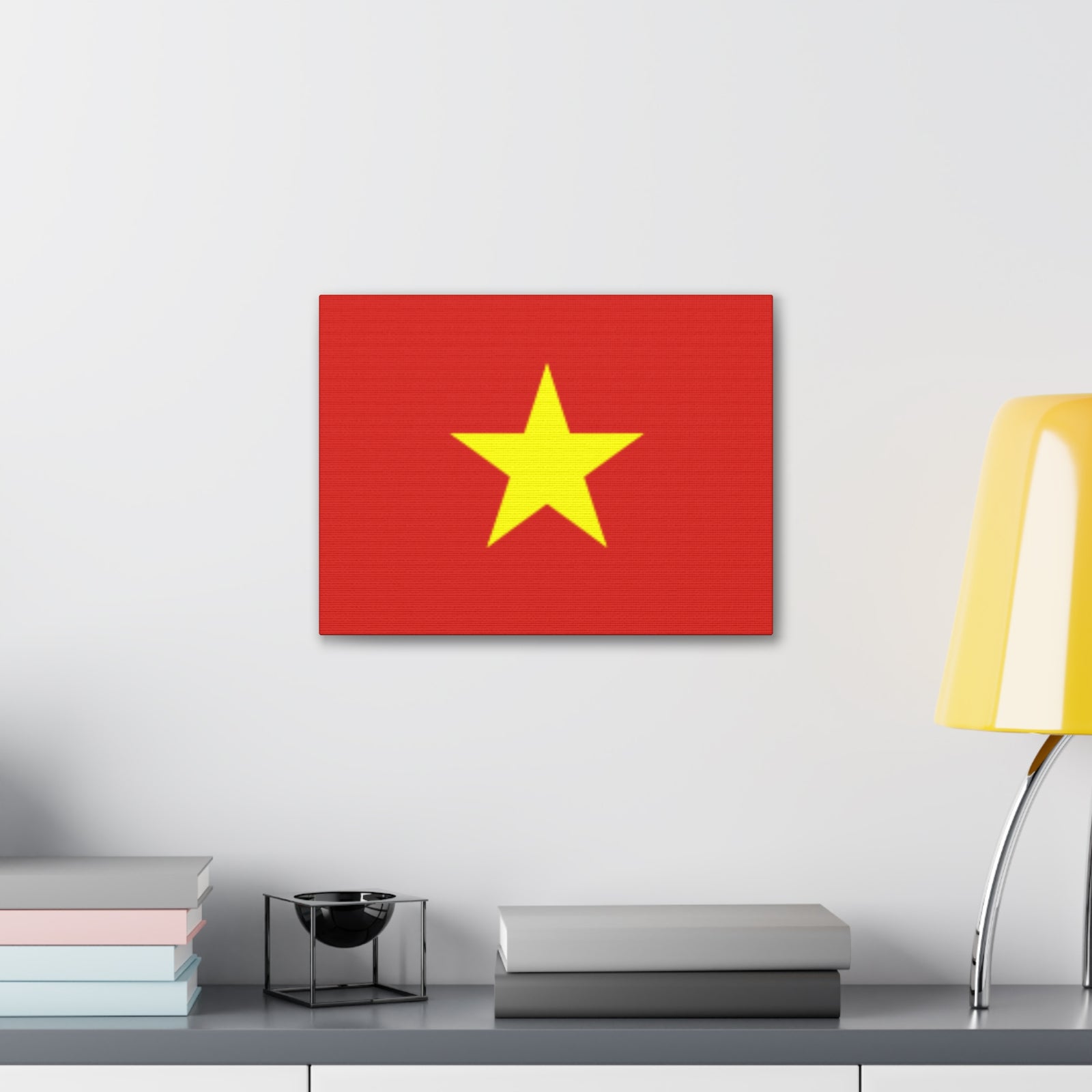 Vietnam Country Flag Canvas Vibrant Wall Art Unframed Home Decor-Express Your Love Gifts