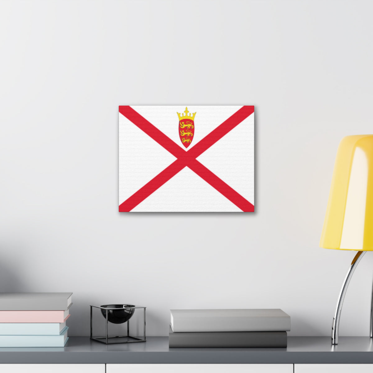 Jersey Country Flag Canvas Vibrant Wall Art Unframed Home Decor-Express Your Love Gifts