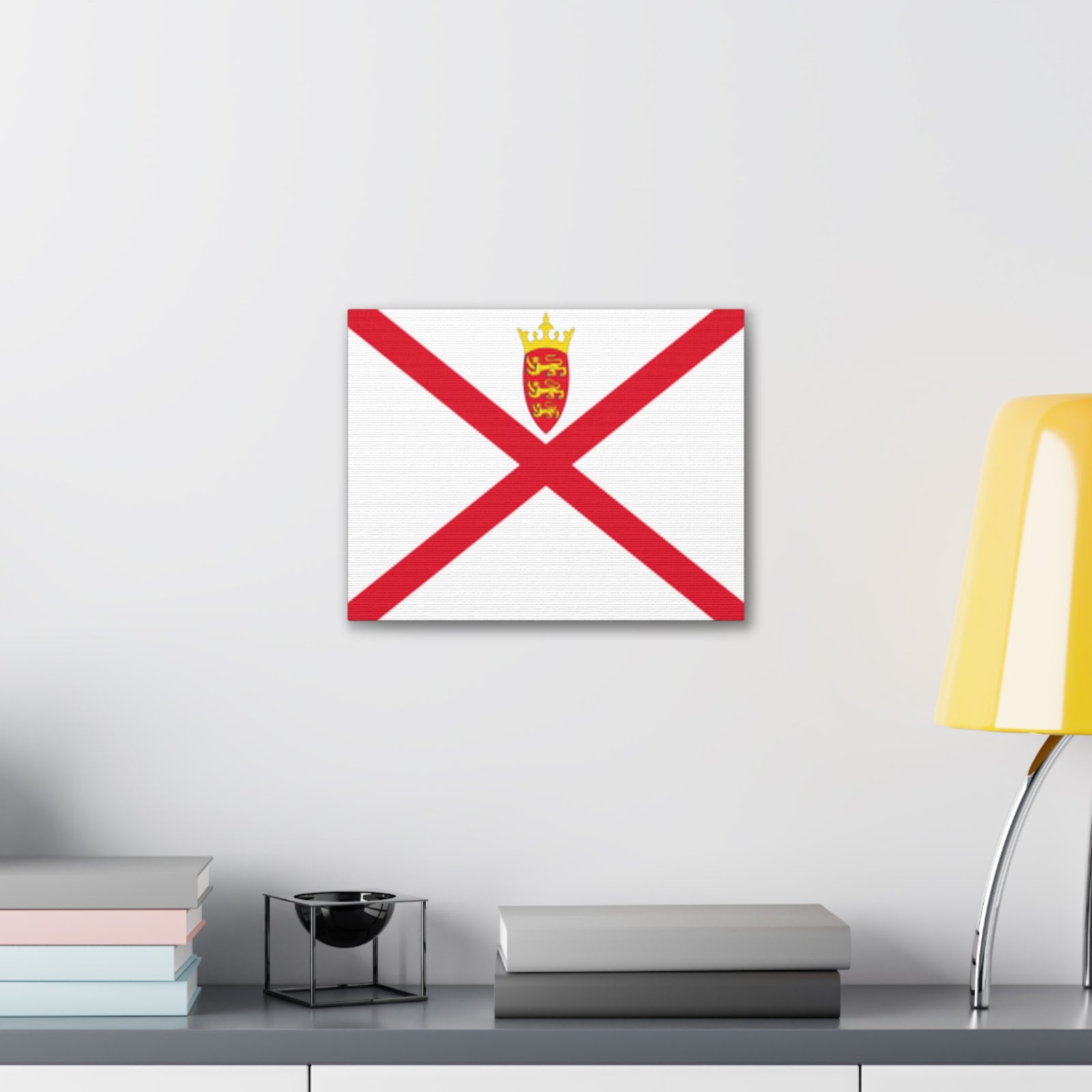 Jersey Country Flag Canvas Vibrant Wall Art Unframed Home Decor-Express Your Love Gifts
