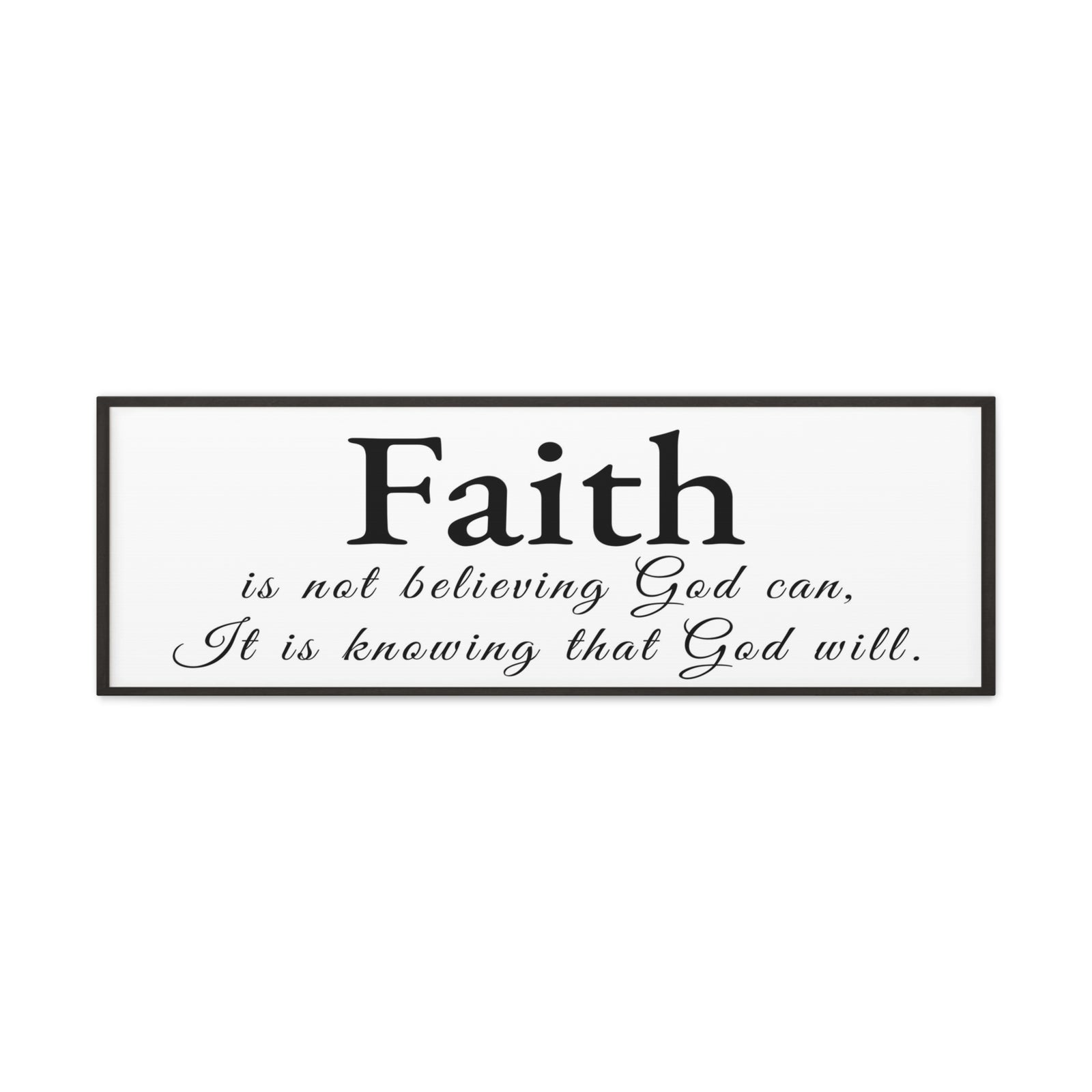 Scripture Walls Faith White Hebrews 11 Bible Verse Canvas Christian Wall Art Ready to Hang Unframed-Express Your Love Gifts