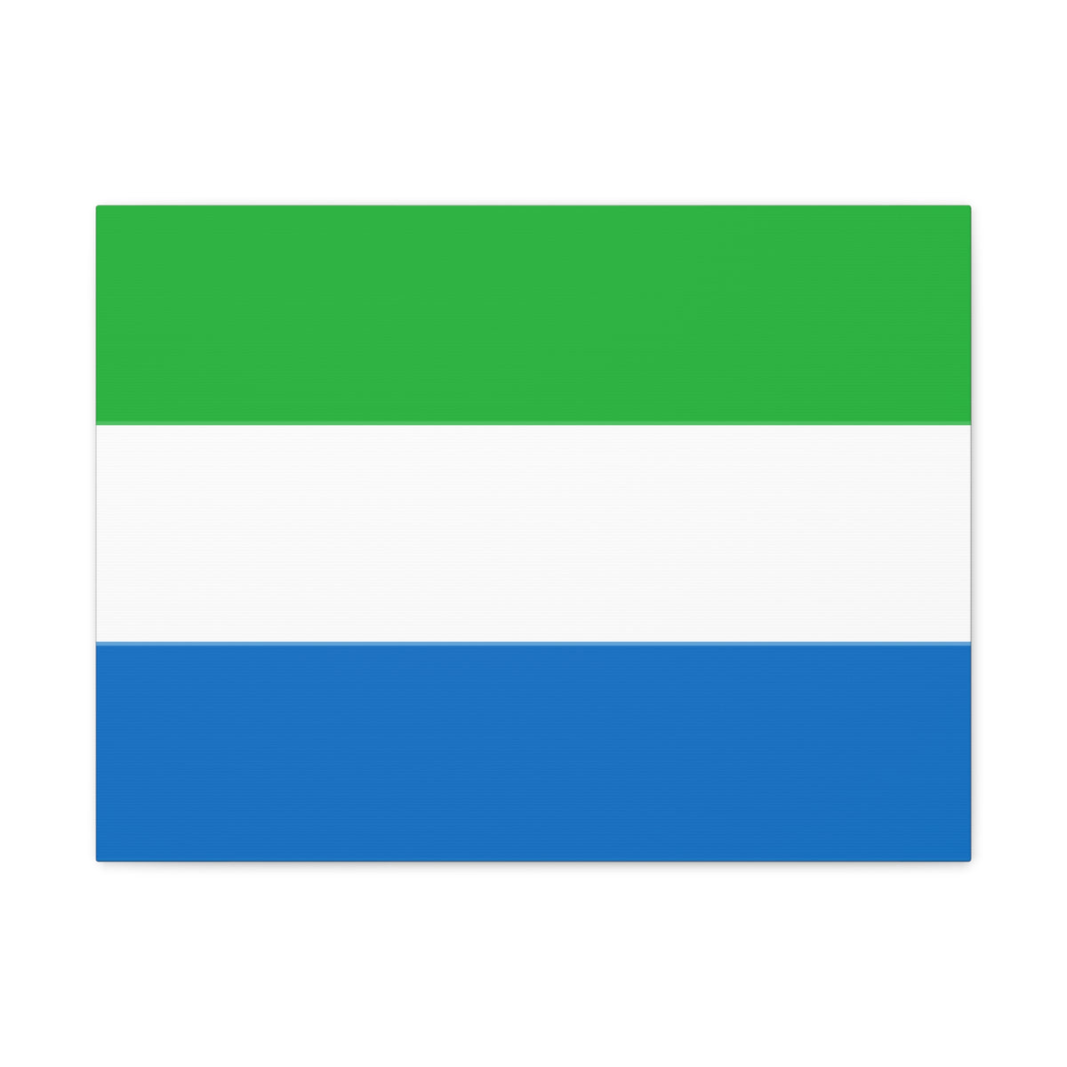 Sierra Leone Country Flag Canvas Vibrant Wall Art Unframed Home Decor-Express Your Love Gifts