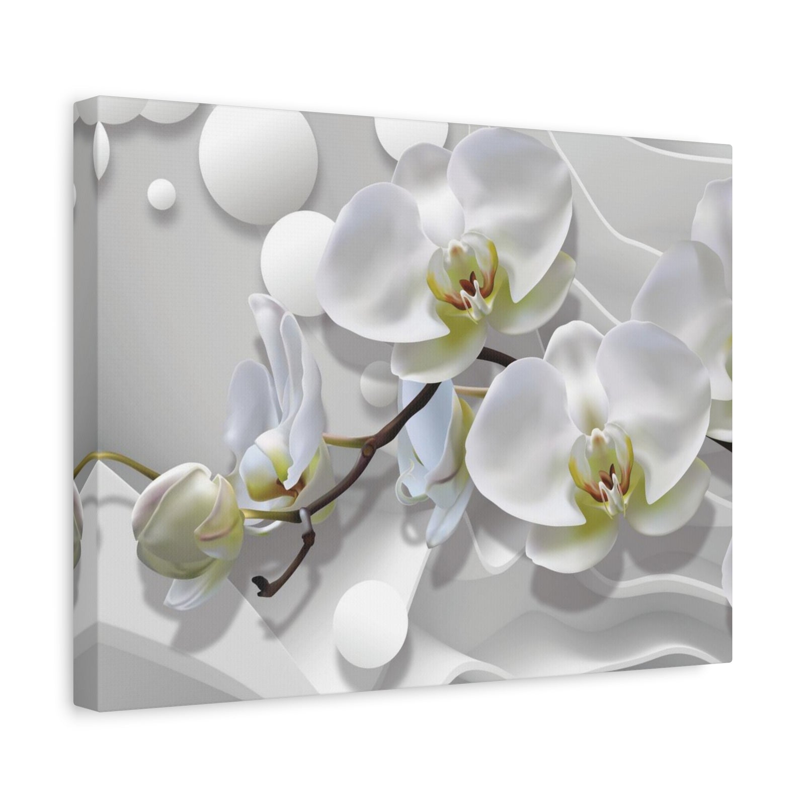 Bouquet of Orchids Flower Canvas Wall Art for Home Decor Ready-to-Hang