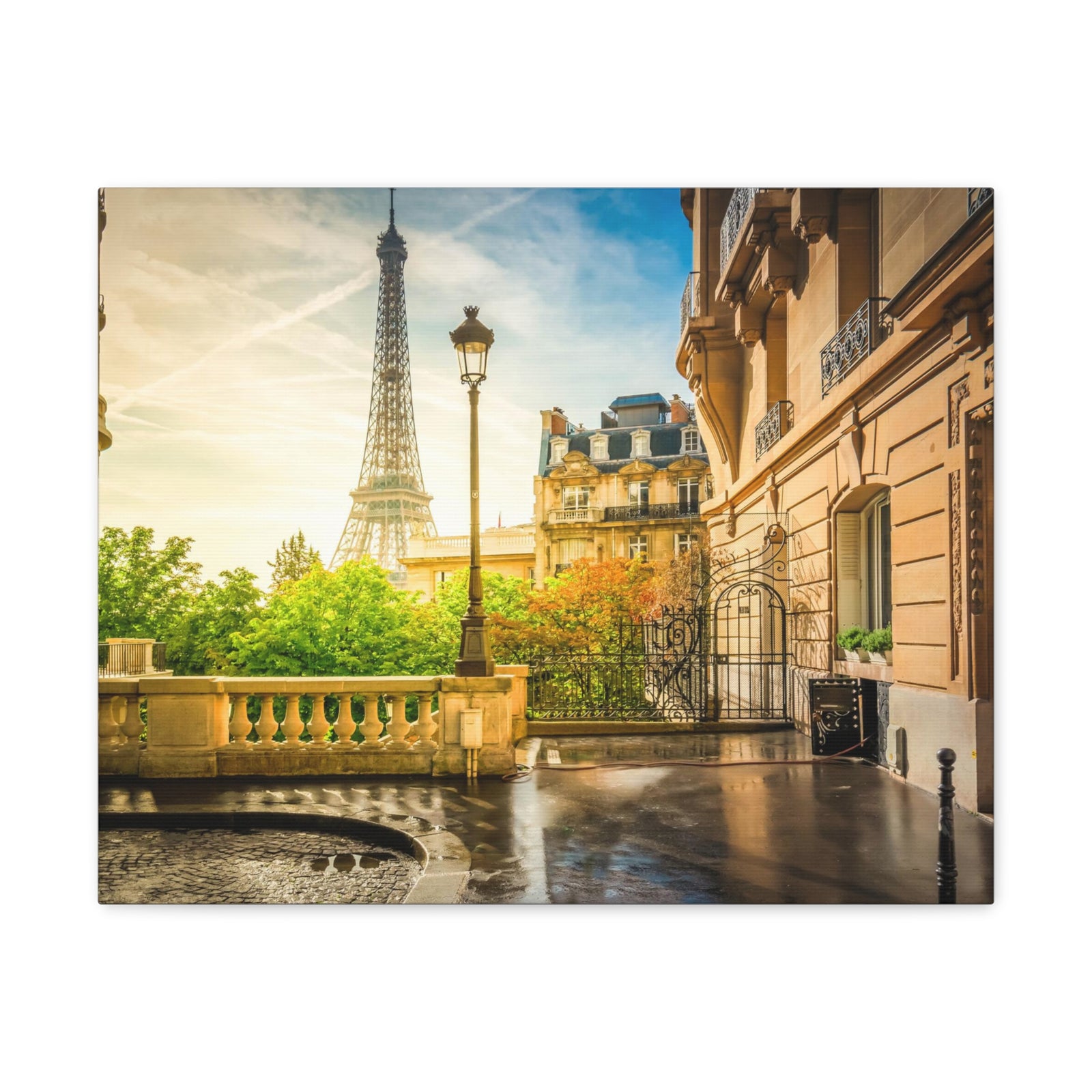 Paris Street View France Canvas Artwork High-Quality Breathtaking French City for Home Decor Ready to Hang-Express Your Love Gifts