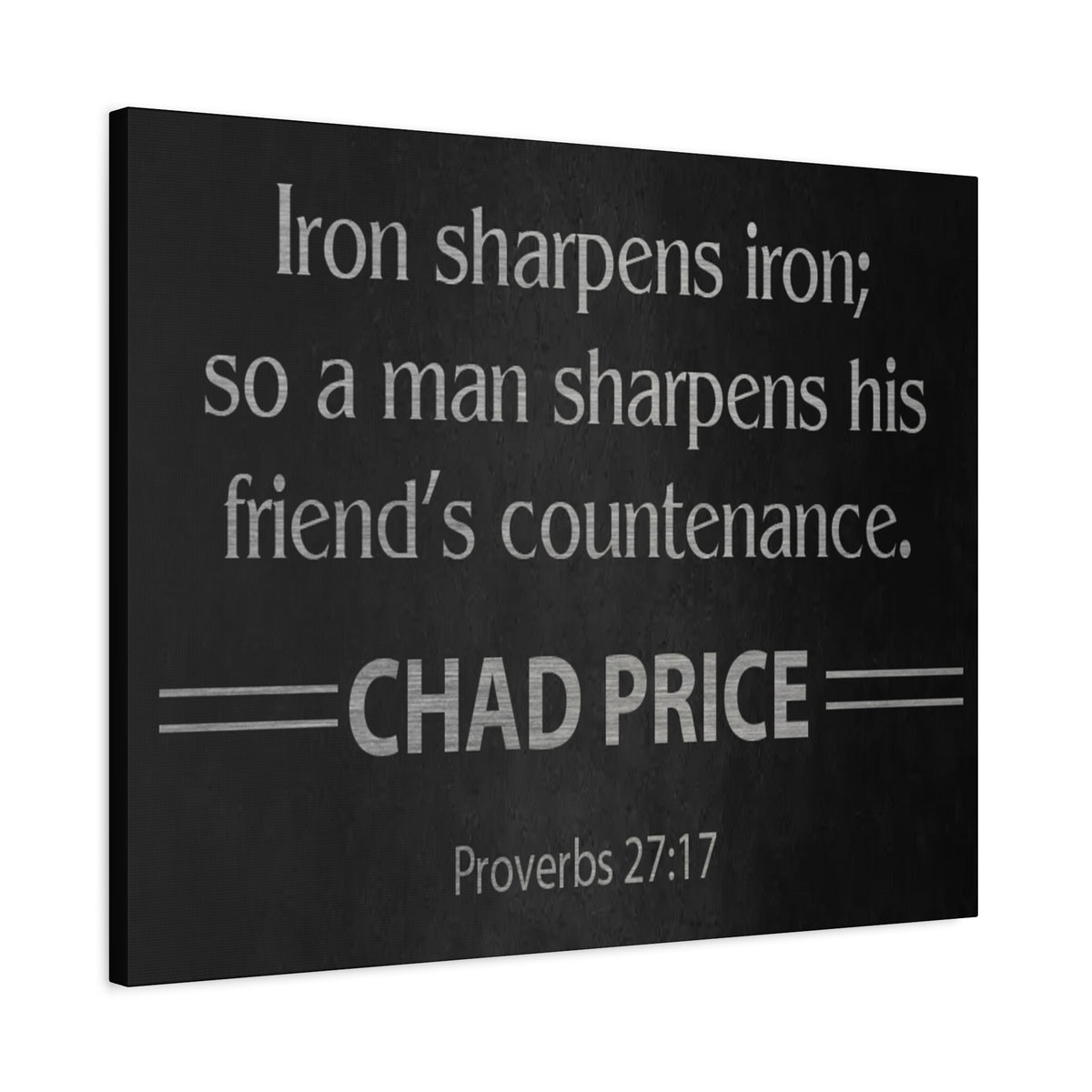 Personalized Proverbs 27:17-Express Your Love Gifts