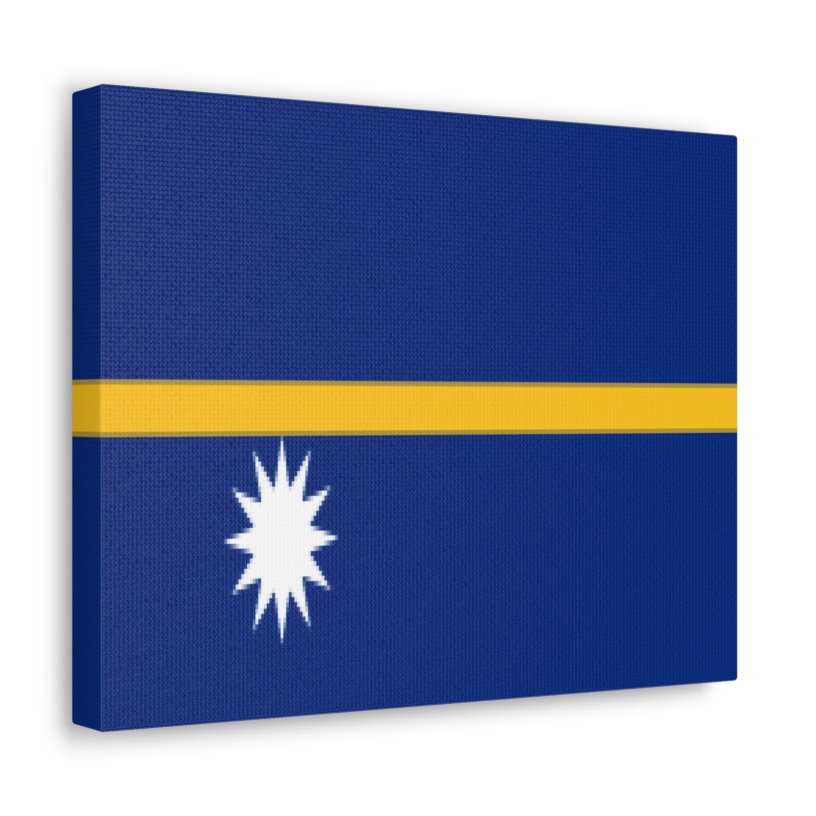 Nauru Country Flag Canvas Vibrant Wall Art Unframed Home Decor-Express Your Love Gifts