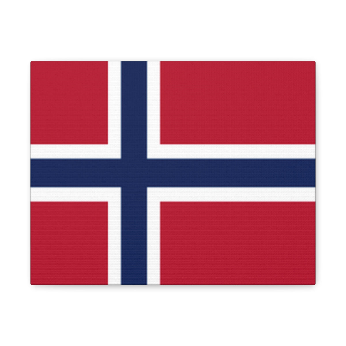 Norway Country Flag Canvas Vibrant Wall Art Unframed Home Decor-Express Your Love Gifts