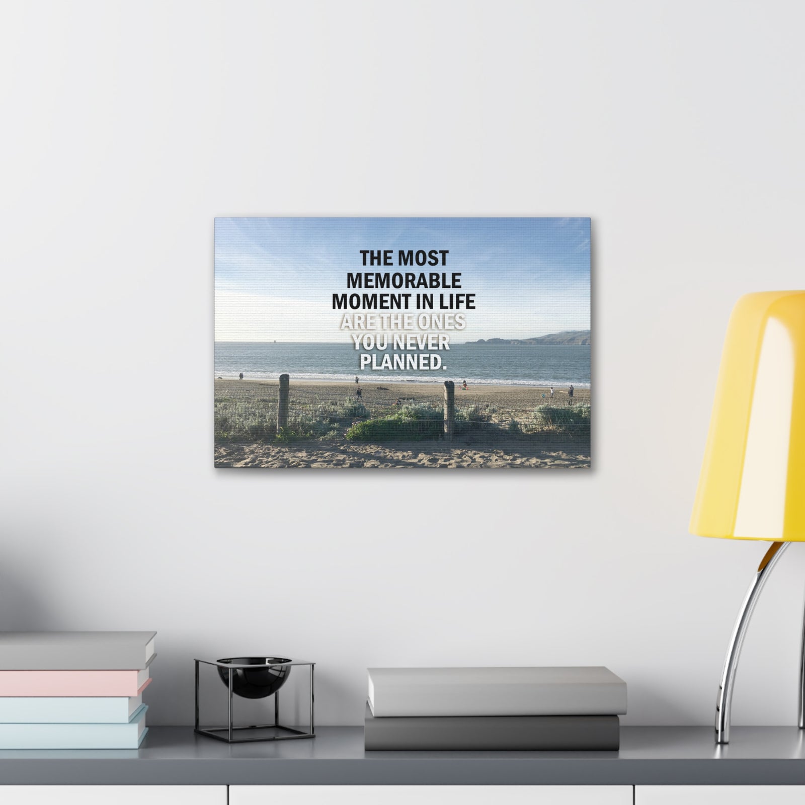 Inspirational Quote Canvas The Most Memorable Motivational Print Ready to Hang Artwork-Express Your Love Gifts