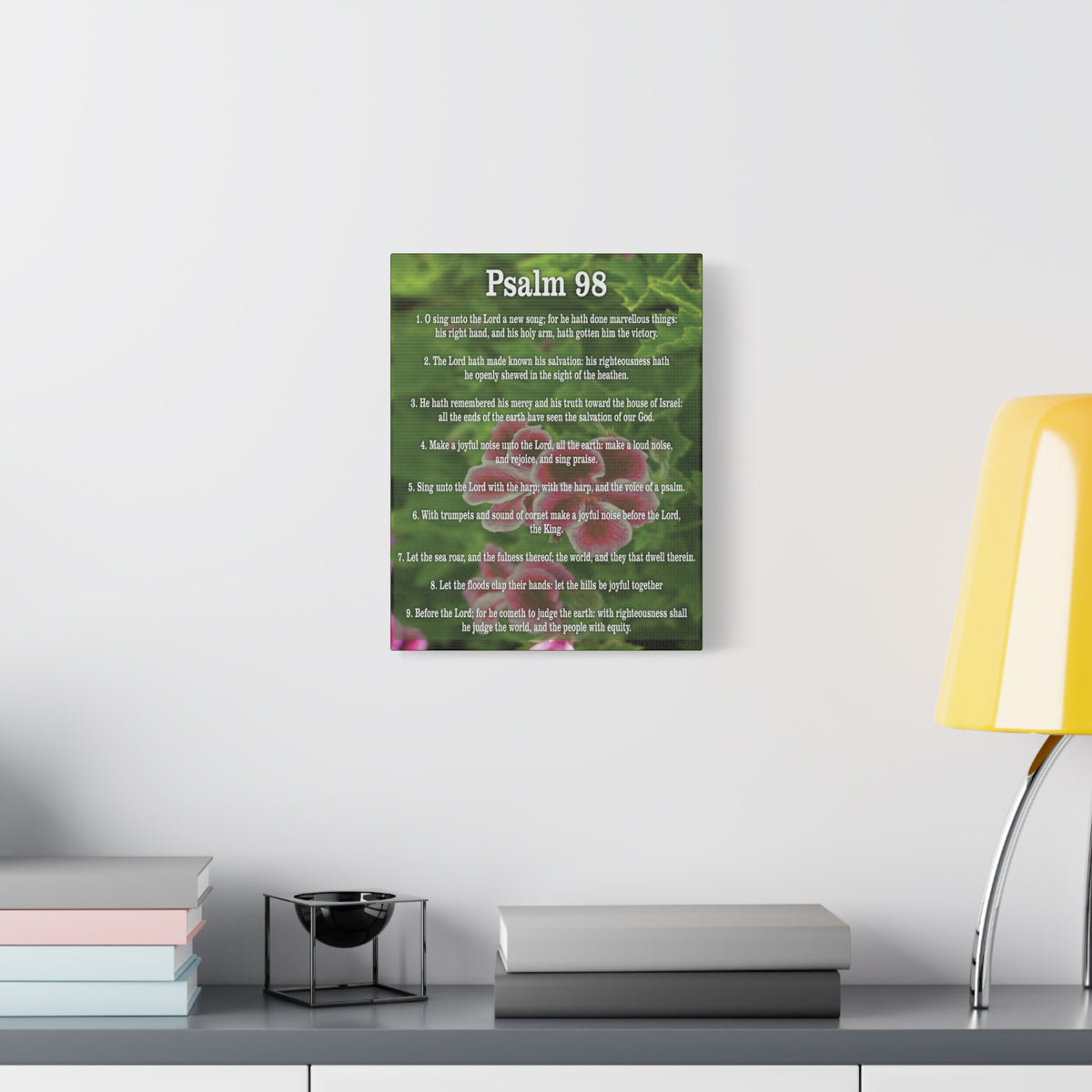 Scripture Walls Joyful Noise Of Salvation Psalm 98:4 Christian Wall Art Print Ready to Hang-Express Your Love Gifts