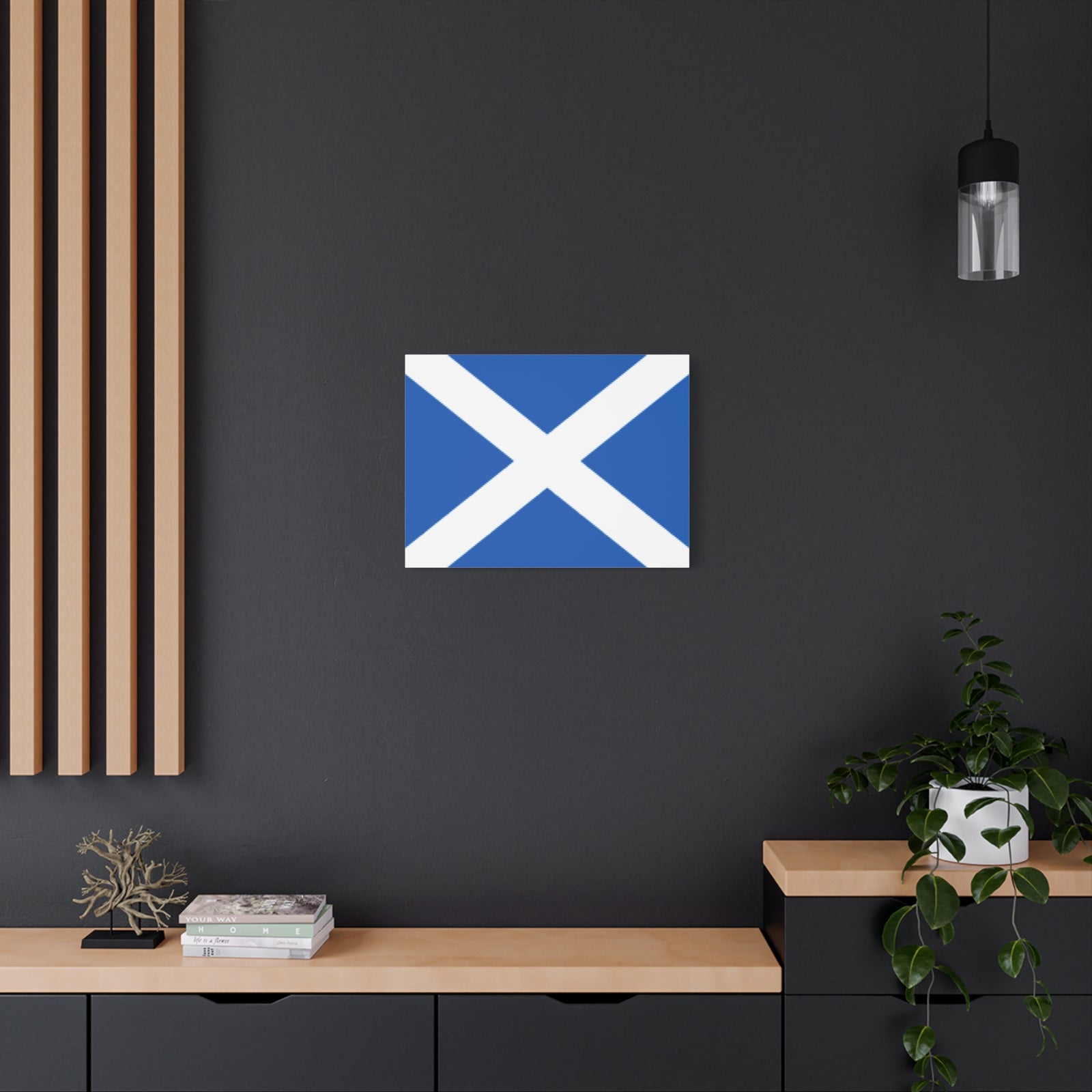 Scotland Country Flag Canvas Vibrant Wall Art Unframed Home Decor-Express Your Love Gifts