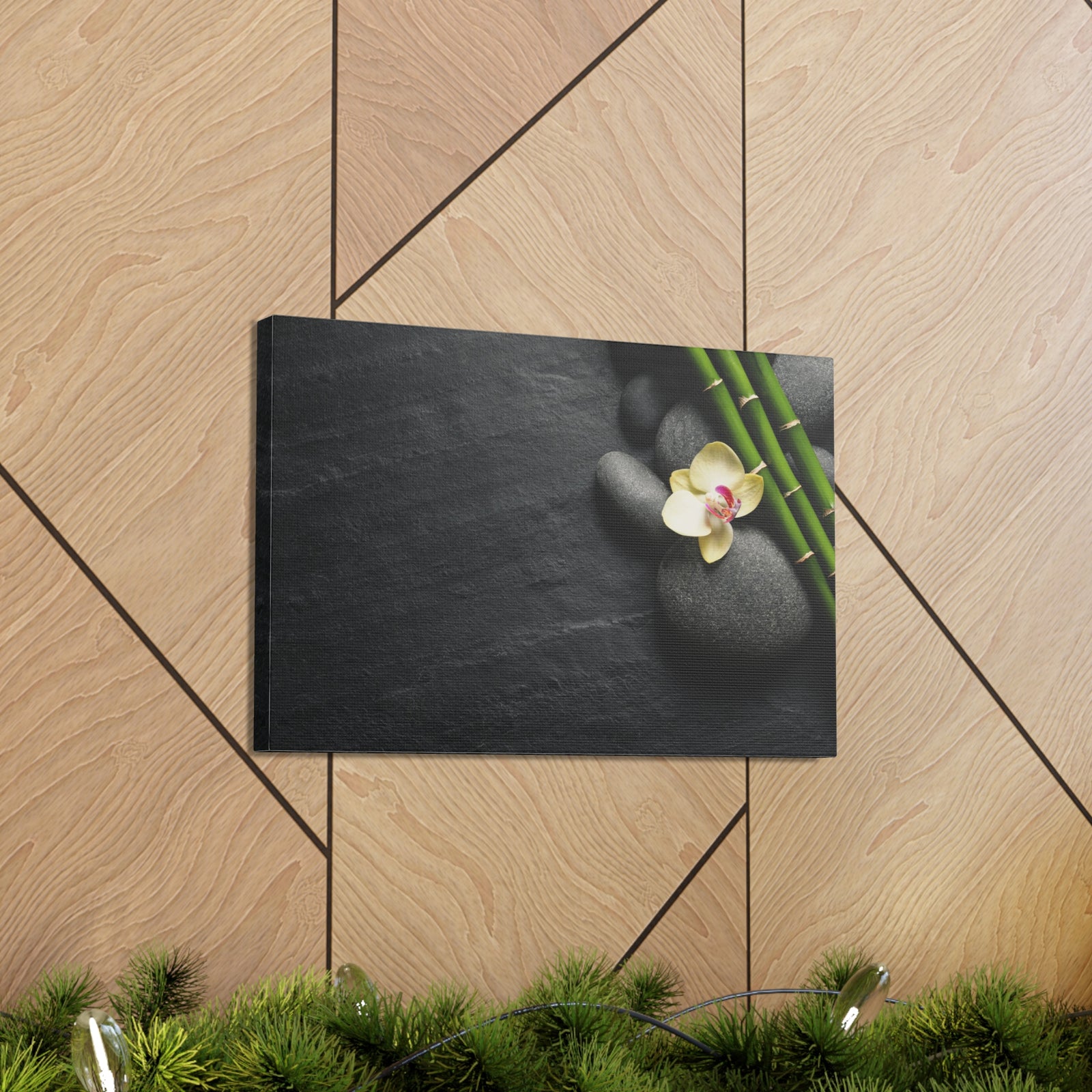 Beautiful Orchid Flower Forest Floral Nature Photography Canvas Wall Art for Home Decor Ready-to-Hang-Express Your Love Gifts