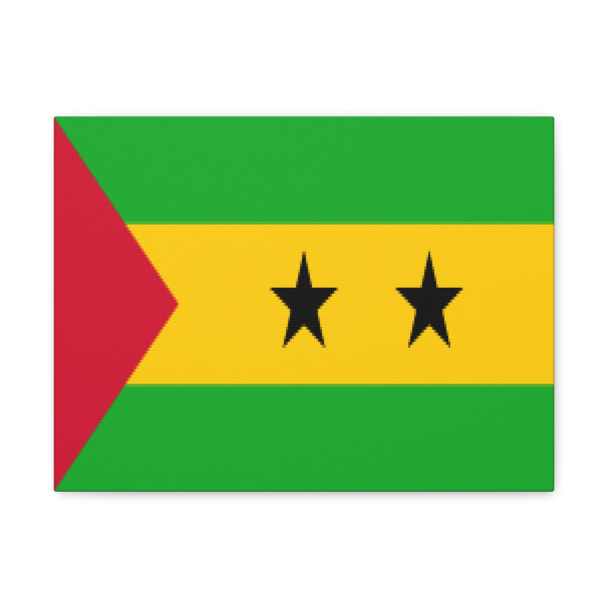 Sao Tome and Principe Country Flag Canvas Vibrant Wall Art Unframed Home Decor-Express Your Love Gifts