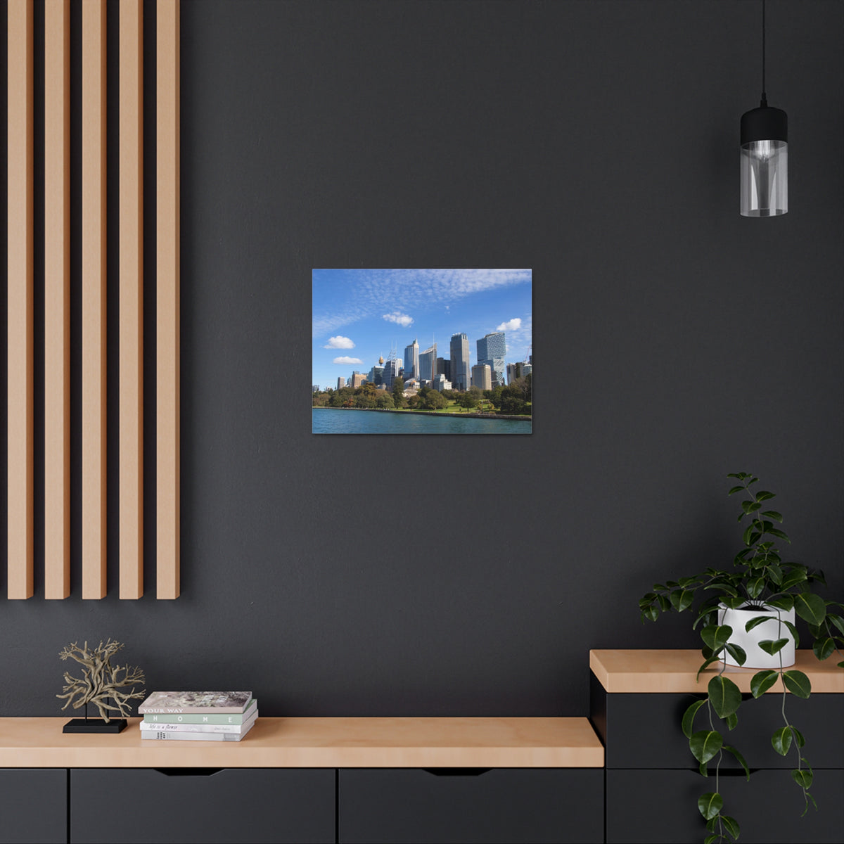 Sydney Daytime Skyline Canvas Artwork High-Quality Breathtaking Stunning Cityscape for Home Decor Ready to Hang-Express Your Love Gifts