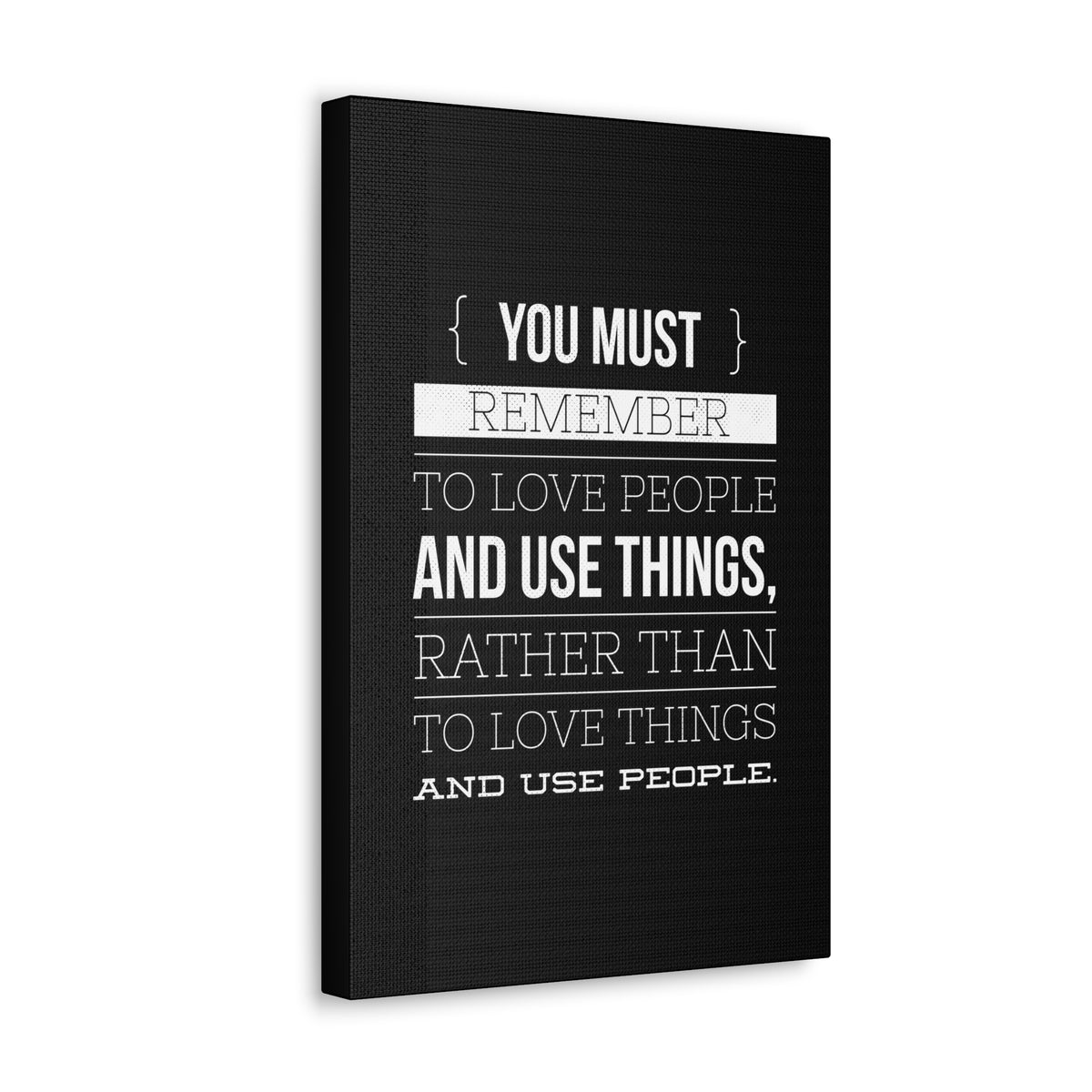 Inspirational Wall Art Remember To Love People Motivation Wall Decor for Home Office Gym Inspiring Success Quote Print Ready to Hang-Express Your Love Gifts