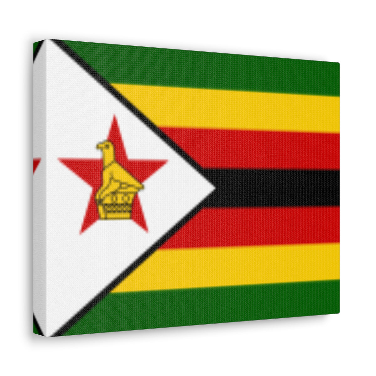 Zimbabwe Country Flag Canvas Vibrant Wall Art Unframed Home Decor-Express Your Love Gifts