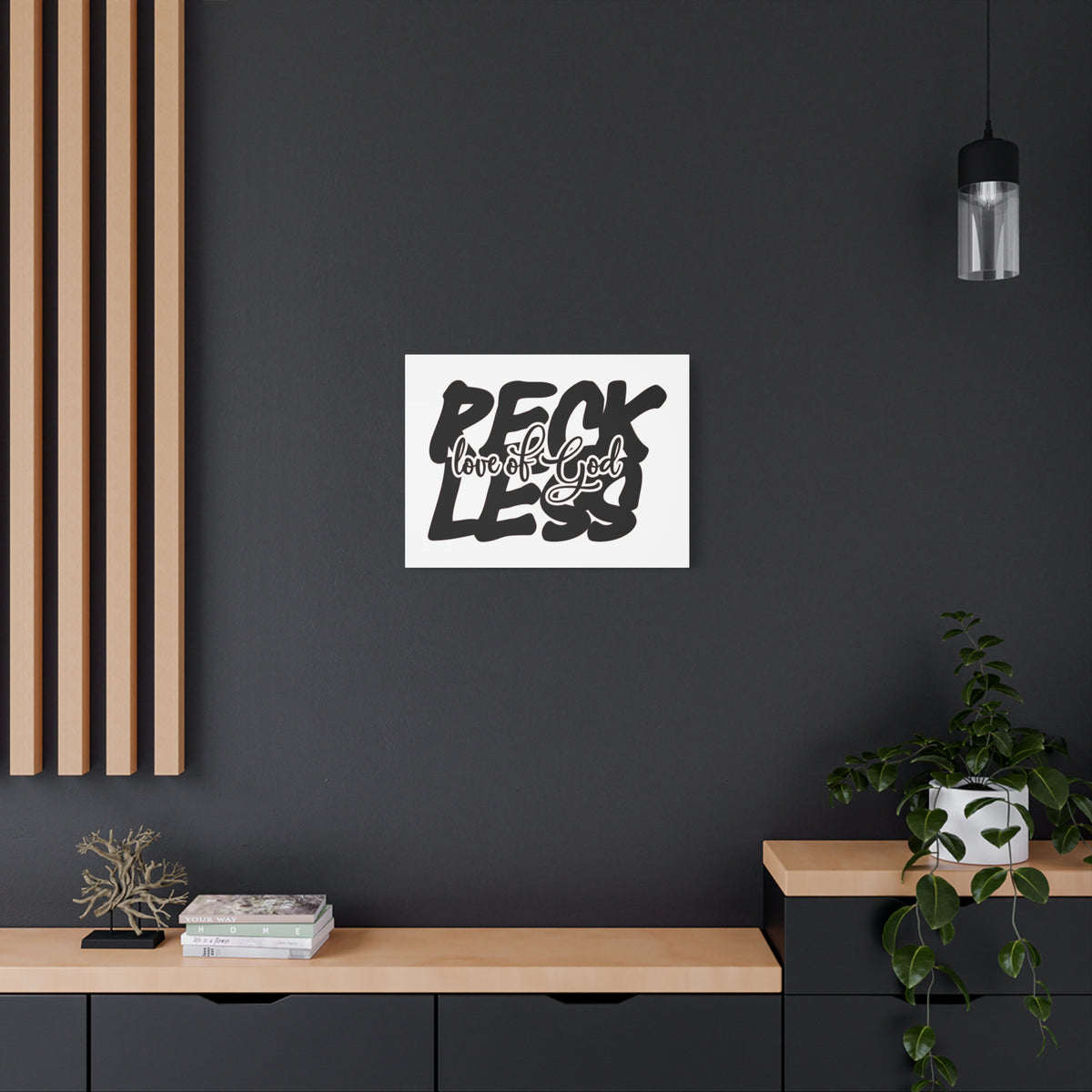 Scripture Walls Reckless Love Of God Psalm 36:7 Christian Wall Art Print Ready to Hang-Express Your Love Gifts