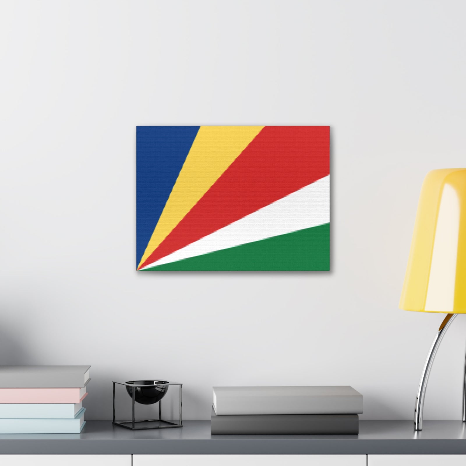 Seychelles Country Flag Canvas Vibrant Wall Art Unframed Home Decor-Express Your Love Gifts