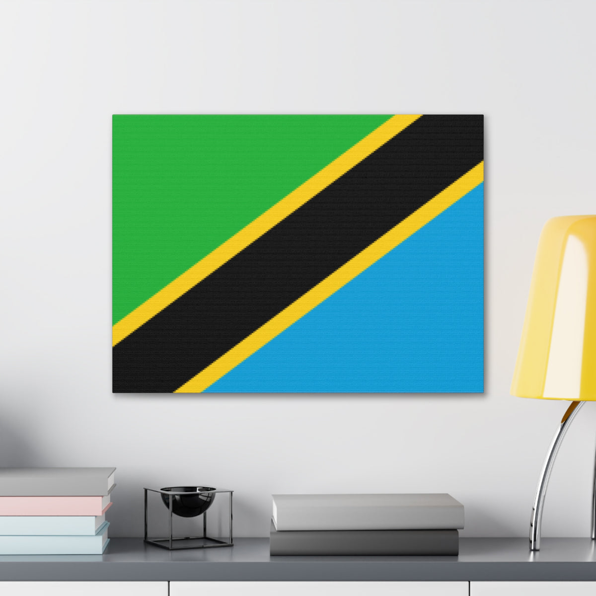 Tanzania Country Flag Canvas Vibrant Wall Art Unframed Home Decor-Express Your Love Gifts