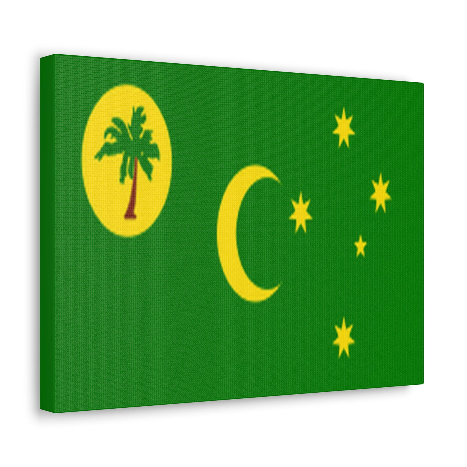 Cocos Islands Country Flag Canvas Vibrant Wall Art Unframed Home Decor-Express Your Love Gifts