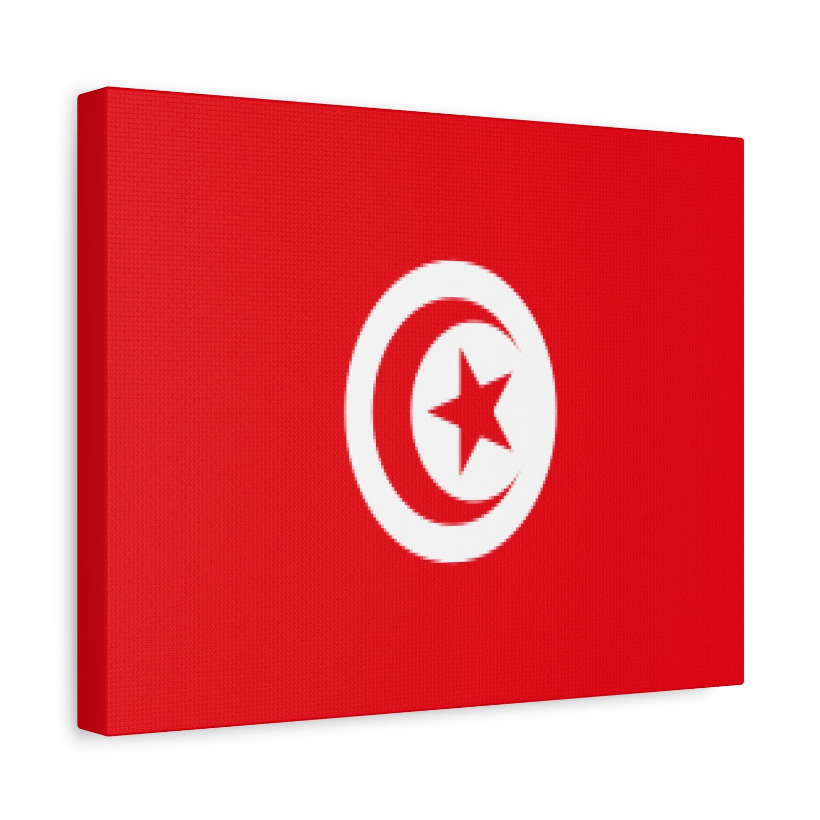 Tunisia Country Flag Canvas Vibrant Wall Art Unframed Home Decor-Express Your Love Gifts