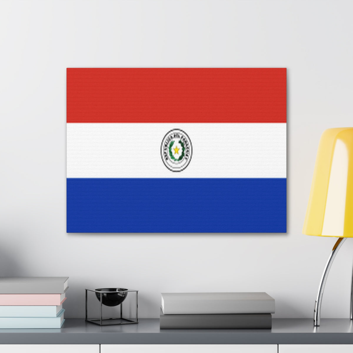 Paraguay Country Flag Canvas Vibrant Wall Art Unframed Home Decor-Express Your Love Gifts