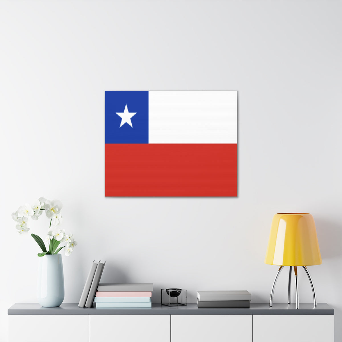 Chile Country Flag Canvas Vibrant Wall Art Unframed Home Decor-Express Your Love Gifts