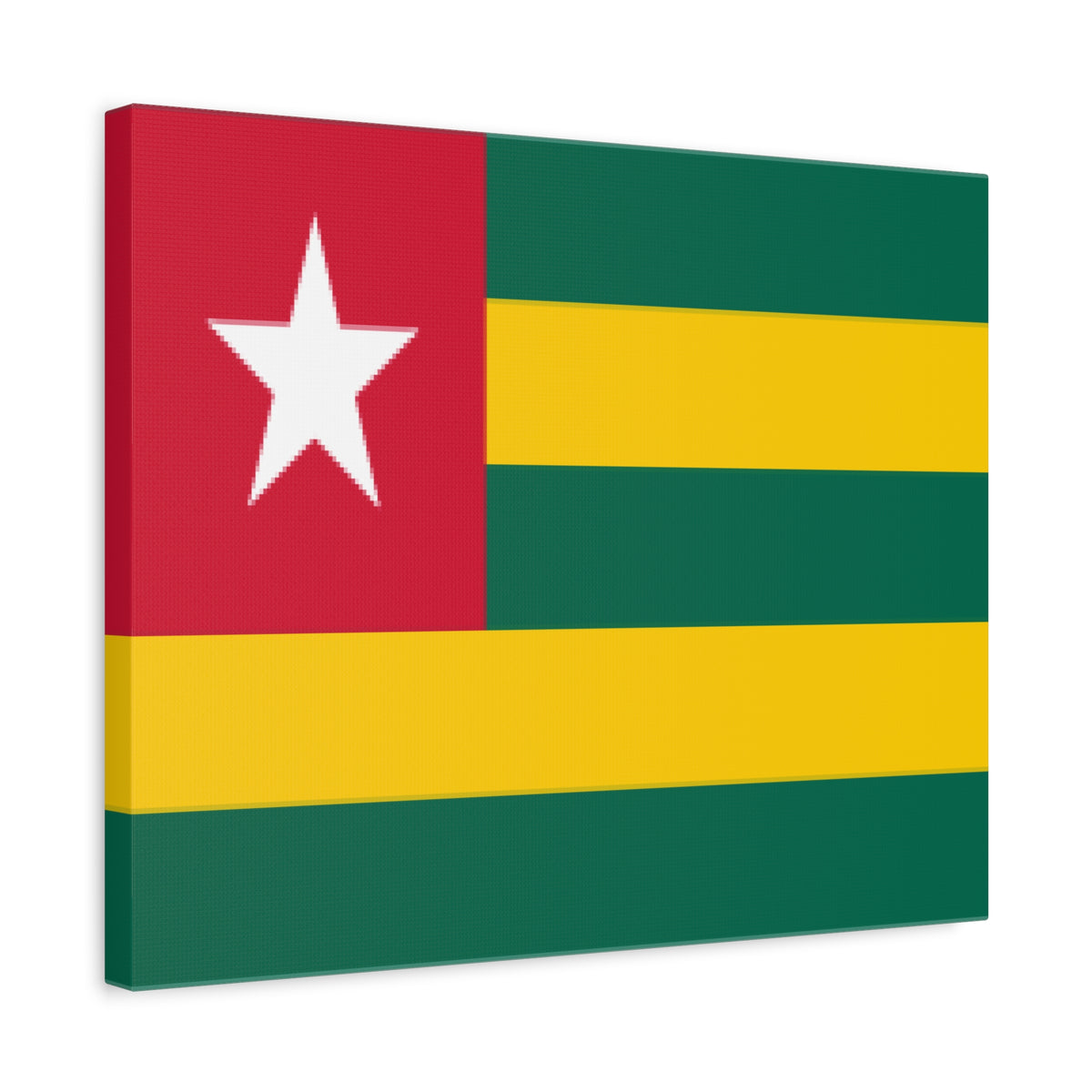 Togo Country Flag Canvas Vibrant Wall Art Unframed Home Decor-Express Your Love Gifts