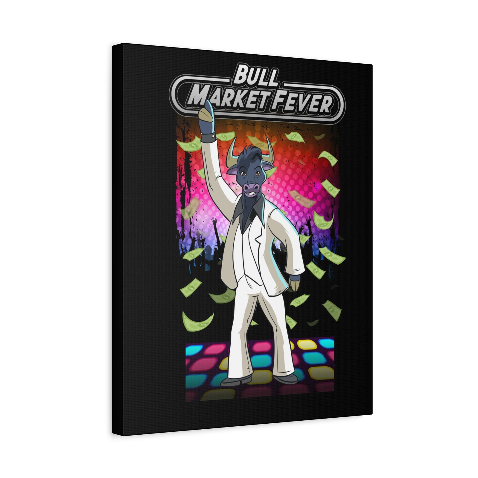 Stock Market Wall Art Bull Market Fever Gift for Trader Wall Street Print-Express Your Love Gifts