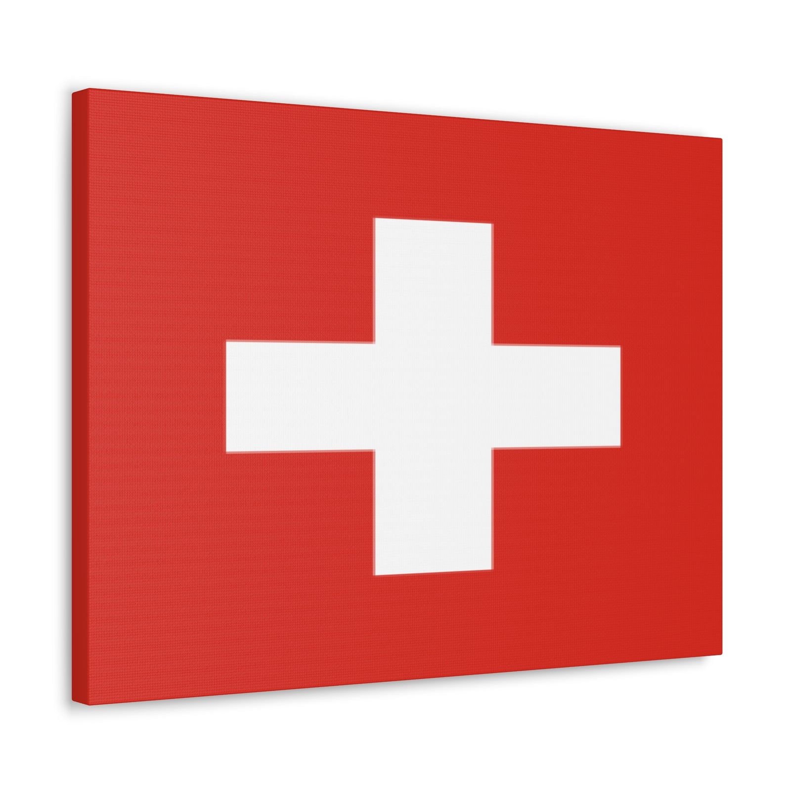 Switzerland Country Flag Canvas Vibrant Wall Art Unframed Home Decor-Express Your Love Gifts