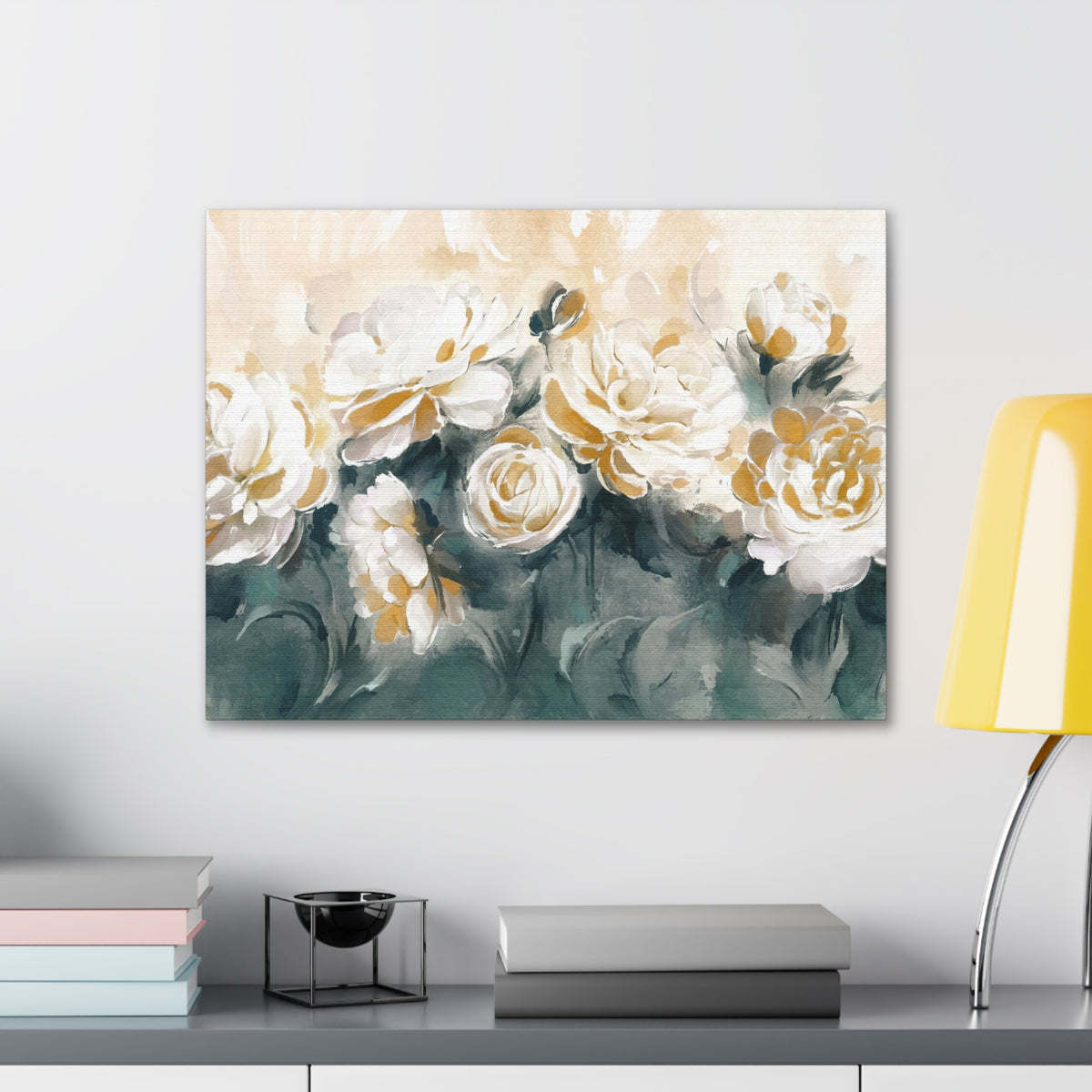 Painting With Flower Rose And Peonies Flower Canvas Wall Art for Home Decor Ready-to-Hang-Express Your Love Gifts