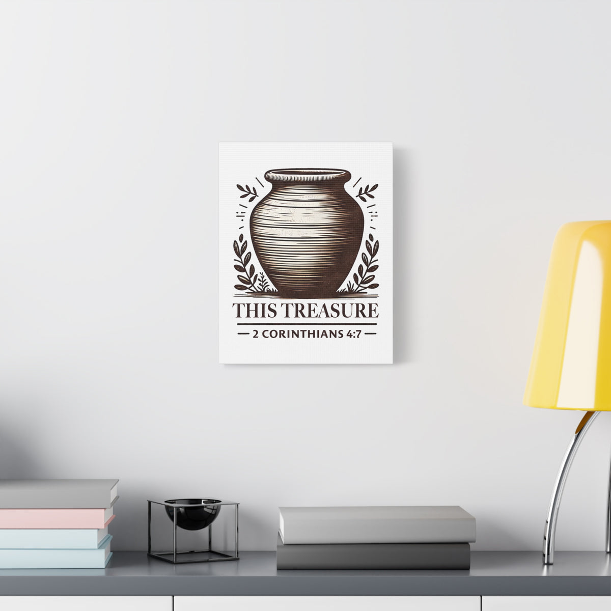 Scripture Walls 2 Corinthians 4:7 This Treasure Bible Verse Canvas Christian Wall Art Ready to Hang Unframed-Express Your Love Gifts