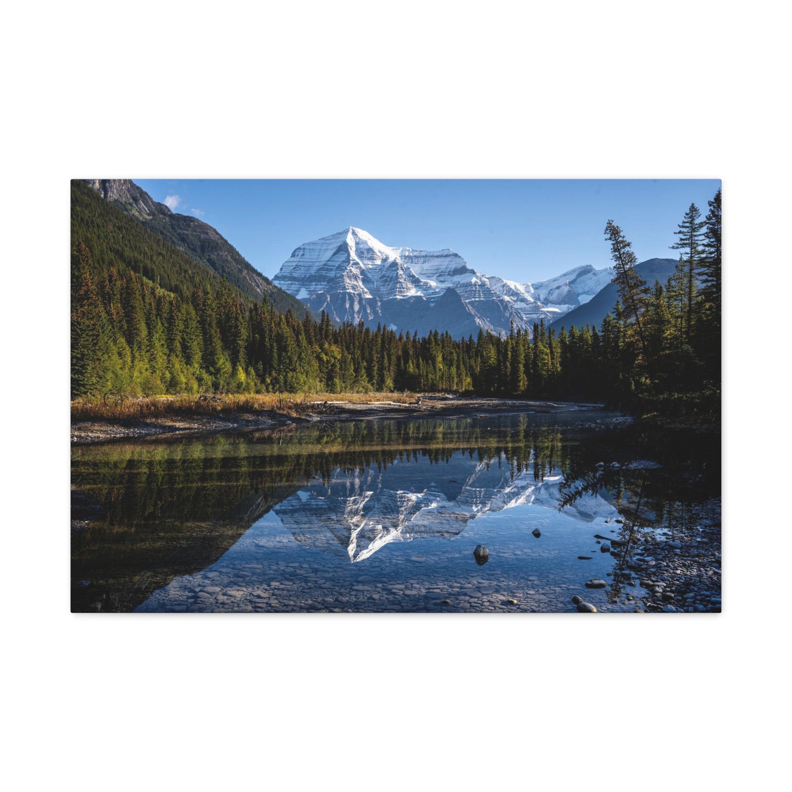 Mystic Forest Mountain Nature Wilderness Photography Canvas Wall Art for Home Decor Ready-to-Hang-Express Your Love Gifts