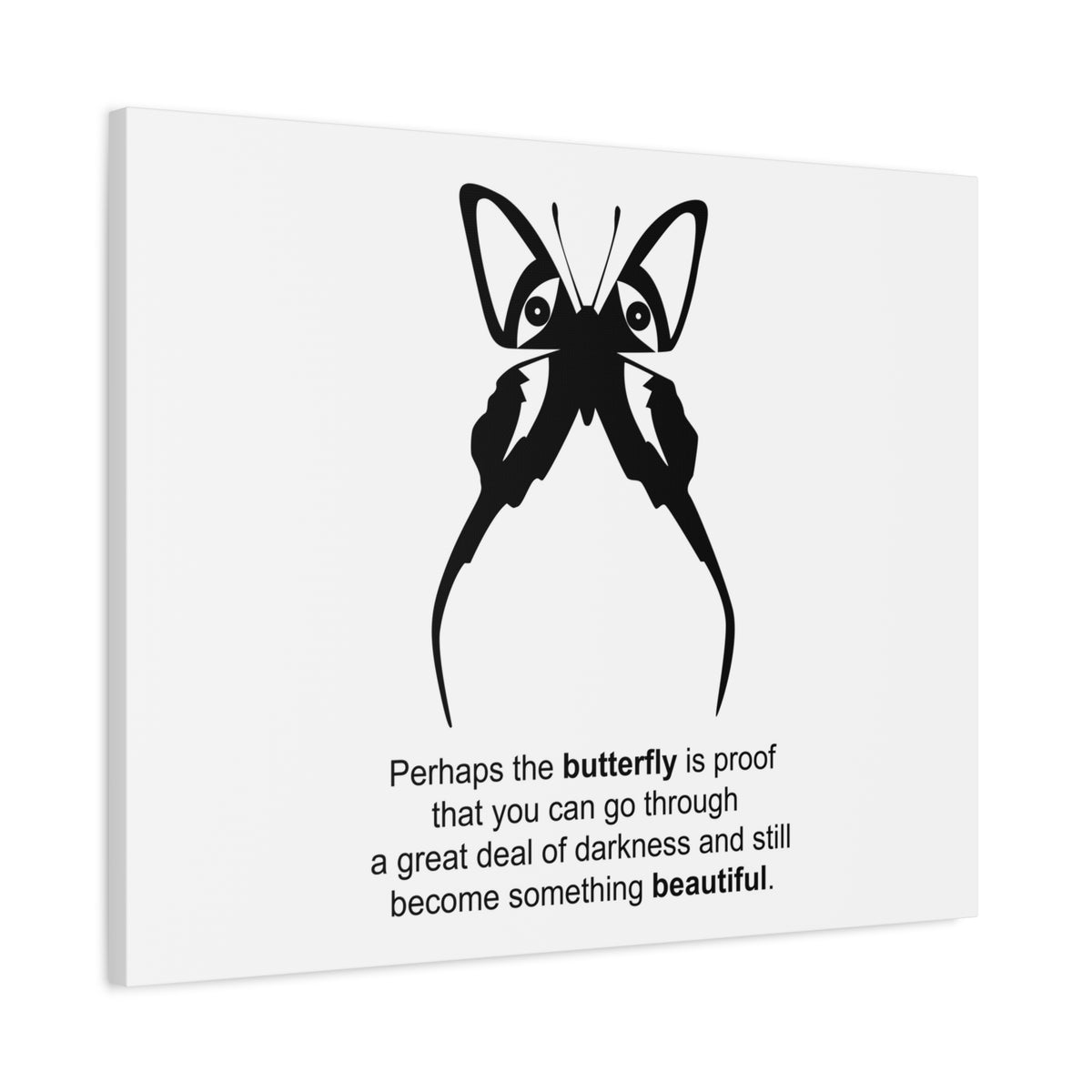 Inspirational Wall Art Something Beautiful Motivation Wall Decor for Home Office Gym Inspiring Success Quote Print Ready to Hang-Express Your Love Gifts