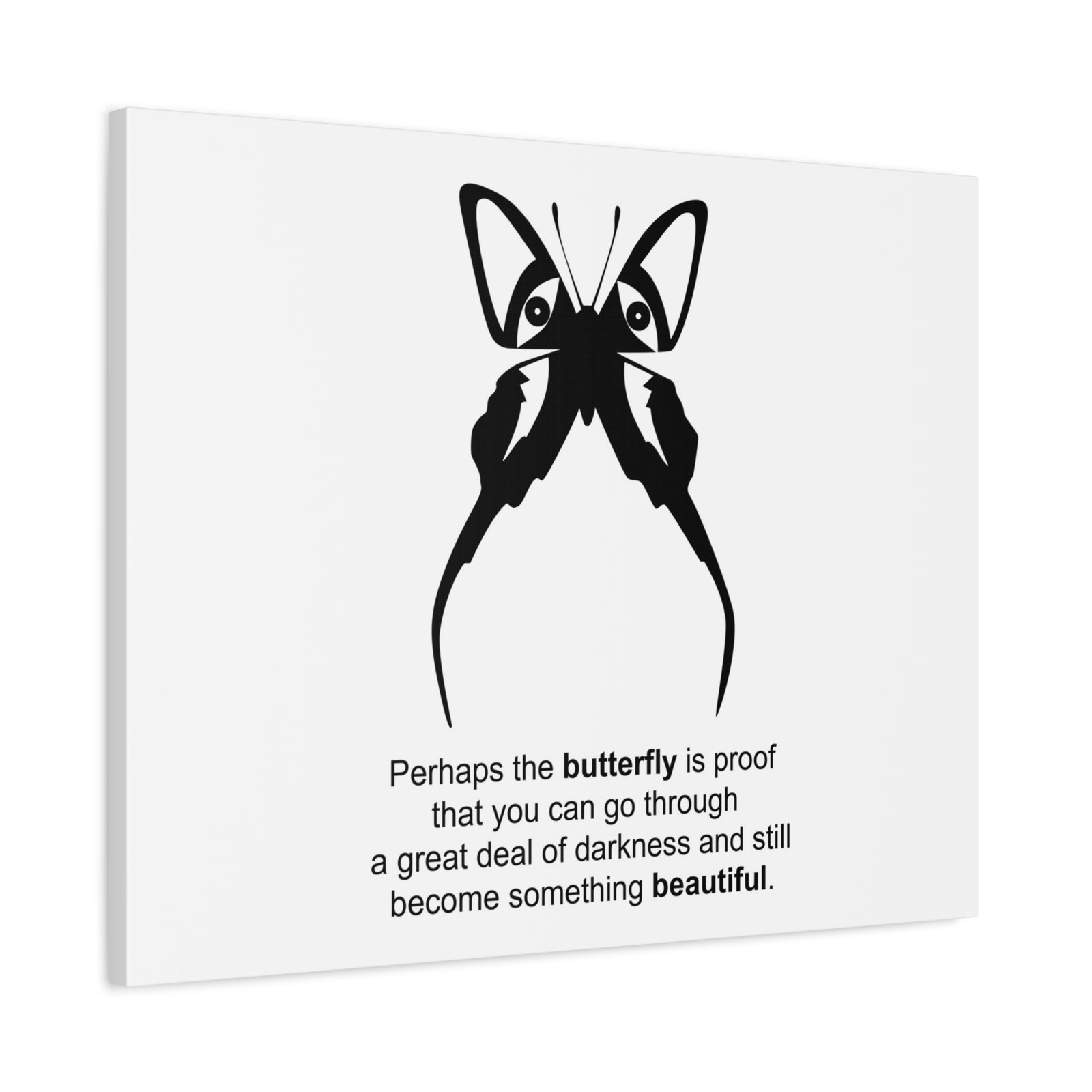 Inspirational Wall Art Something Beautiful Motivation Wall Decor for Home Office Gym Inspiring Success Quote Print Ready to Hang-Express Your Love Gifts