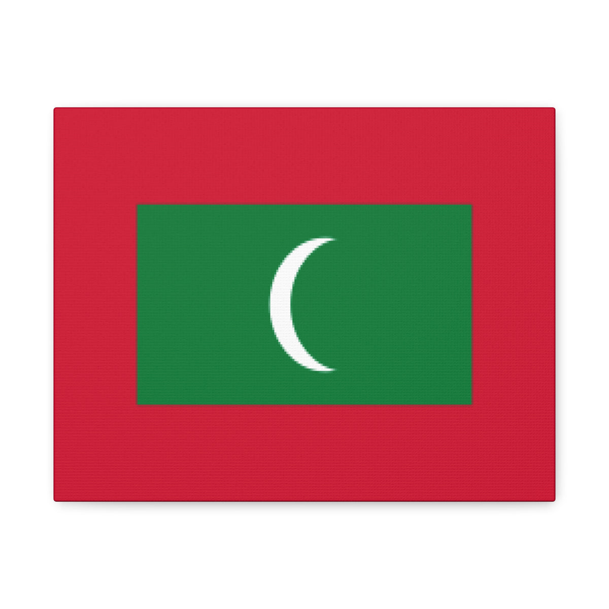 Maldives Country Flag Canvas Vibrant Wall Art Unframed Home Decor-Express Your Love Gifts