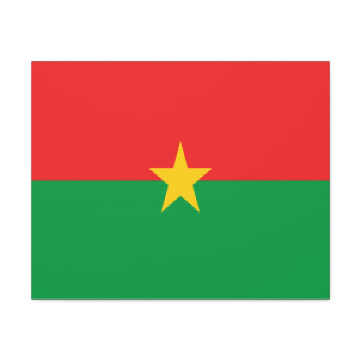 Burkina Faso Country Flag Canvas Vibrant Wall Art Unframed Home Decor-Express Your Love Gifts