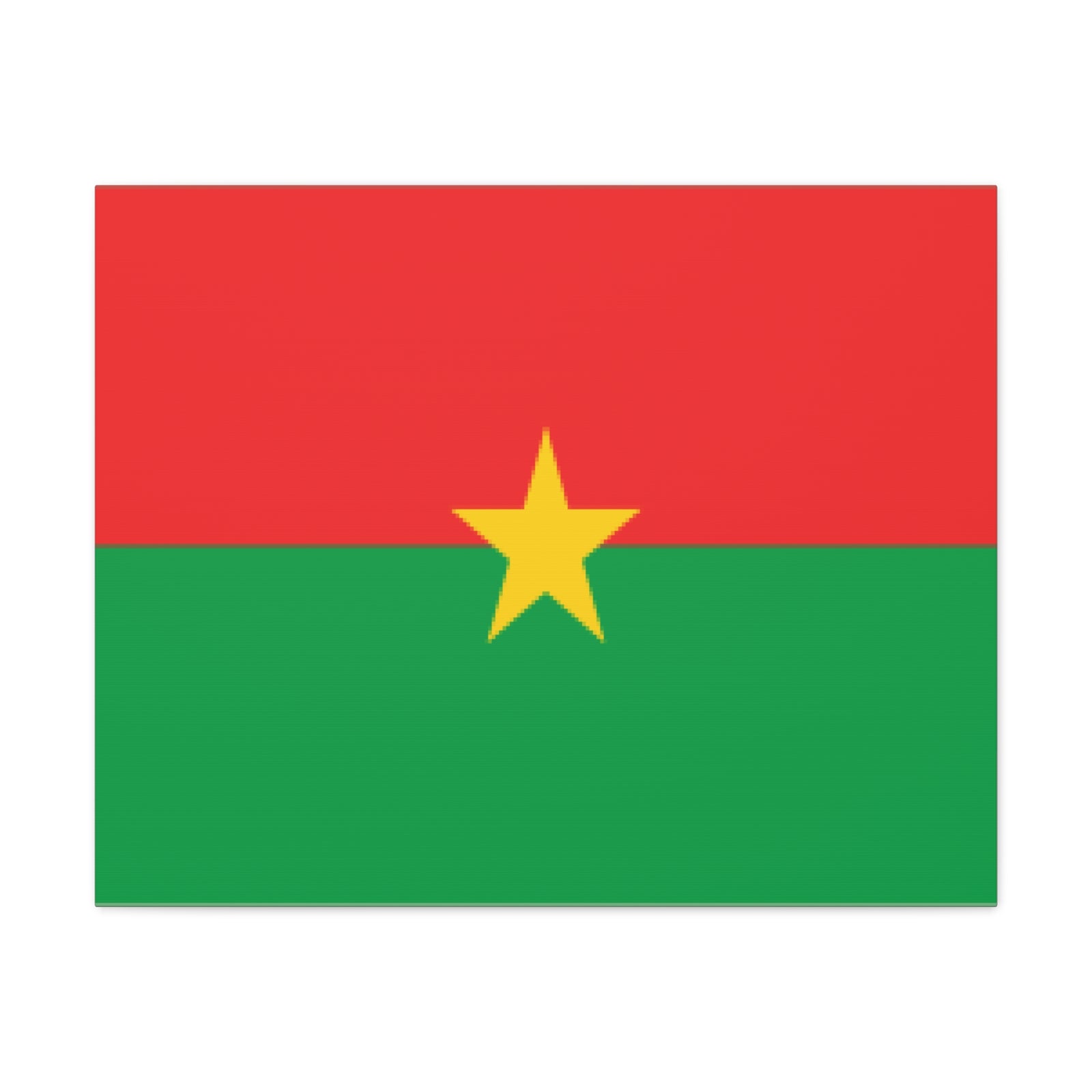Burkina Faso Country Flag Canvas Vibrant Wall Art Unframed Home Decor-Express Your Love Gifts