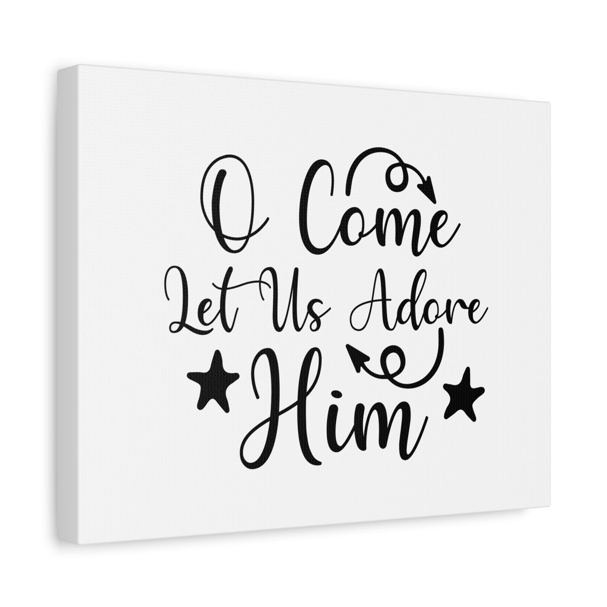Scripture Walls Let Us Adore Him Psalm 95:6 Christian Wall Art Print Ready to Hang-Express Your Love Gifts