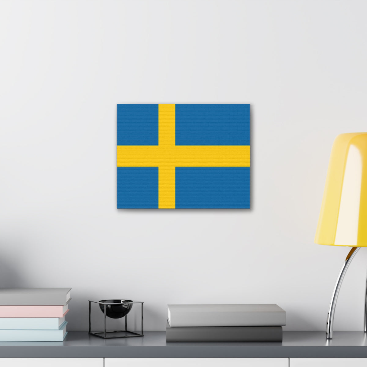 Sweden Country Flag Canvas Vibrant Wall Art Unframed Home Decor-Express Your Love Gifts